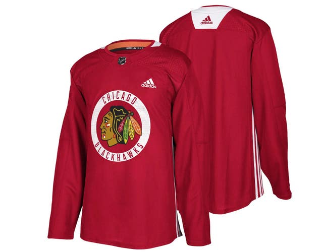 Chicago Blackhawks Adidas Authentic Home Practice Jersey - Indo Jersey Size 52