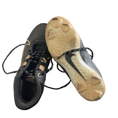 Used Nike RENEW BB/SB Cleats Black Youth 07.5 11760-S000089161