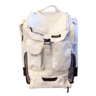 Used Easton CATCHERS WHEELED BAG BB/SB Player Wheeled Bag White 11760-S000089272