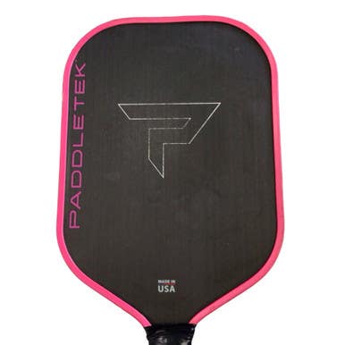Used PADDLETEK BANTAM TKO-C 12.7 MM Pickleball Racquet Black And Pink 11760-S000089237