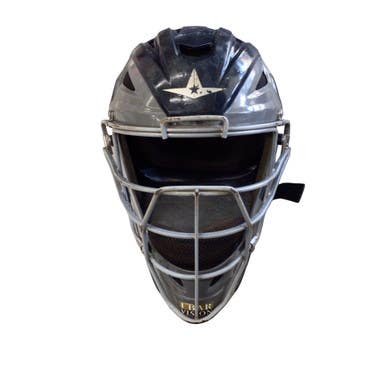 Used All-Star CATCHERS HELMET Catchers Mask Black And Grey 11760-S000089229