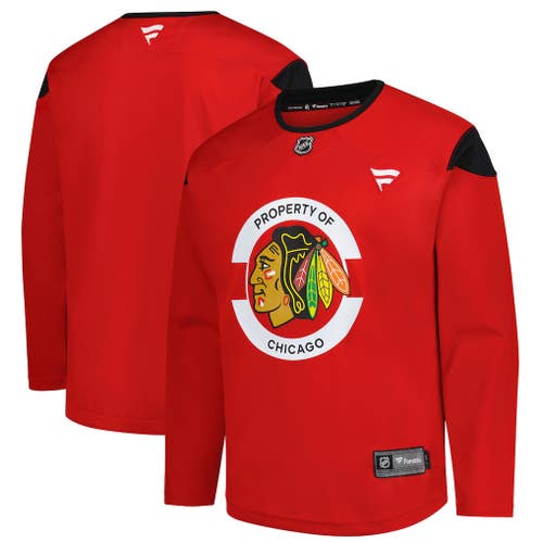 Chicago Blackhawks Fanatics Practice Jersey - Red Size Large