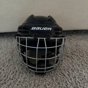 Youth Bauer Prodigy Helmet (Used) - Navy Blue