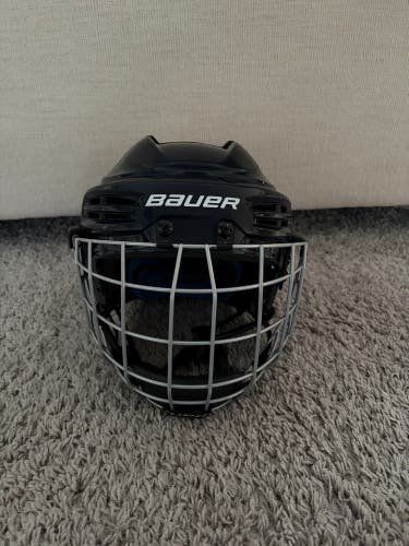 Youth Bauer Prodigy Helmet (Used) - Navy Blue