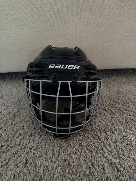 Youth Bauer Prodigy Helmet (Used) - Navy Blue