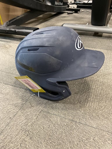 Used Rawlings MACH CARBON Batting Helmet No Mask Navy Blue XL 11614-S000232698
