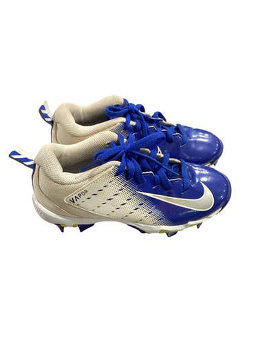 Used Nike VAPOR BB/SB Cleats Black And Royal Blue Junior 01 11347-S000265302