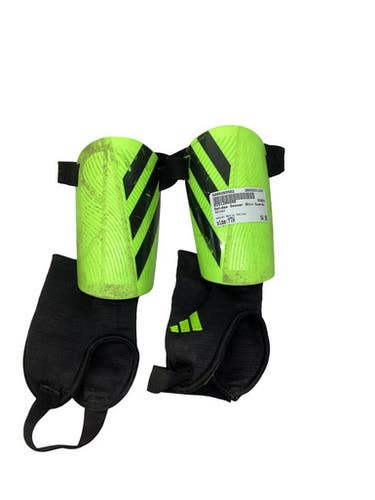 Used Adidas Soccer Shin Guards Youth Optic Yellow Youth 11347-S000265502
