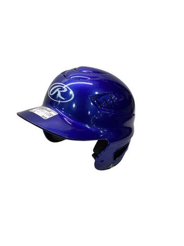 Used Rawlings 6 1/2 - 7 1/2 BB HELMET Batting Helmet No Mask Royal Blue SM 11347-S000265460