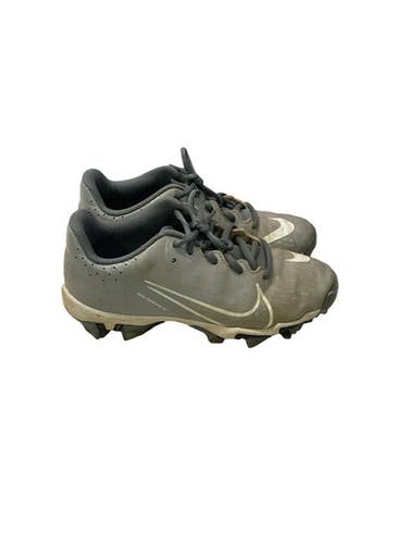Used Nike HYPERDIAMOND 4 BB/SB Cleats Grey Junior 03.5 11347-S000265452