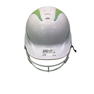 Used RIP-IT WHTE HELMET W/MASK Batting Helmet w/Mask White MD 11347-S000265432