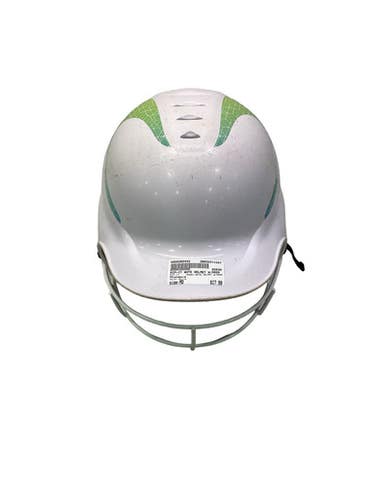 Used RIP-IT WHTE HELMET W/MASK Batting Helmet w/Mask White MD 11347-S000265432