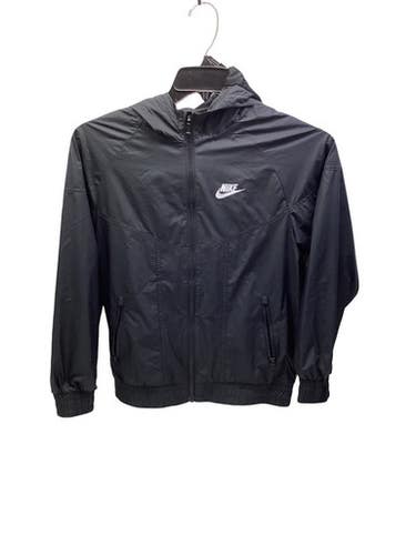 Used Nike Outerwear Light Jacket Y Black LG 11347-S000265431