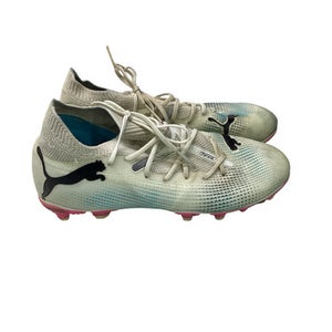 Used Puma FUTURE Soccer Cleats White Junior 04 11347-S000265429