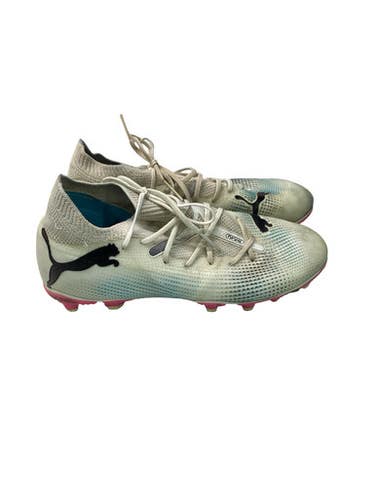 Used Puma FUTURE Soccer Cleats White Junior 04 11347-S000265429