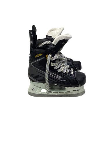 Used Bauer SUPREME 150 Junior Hockey Skate Black Junior 02.5 11347-S000265433