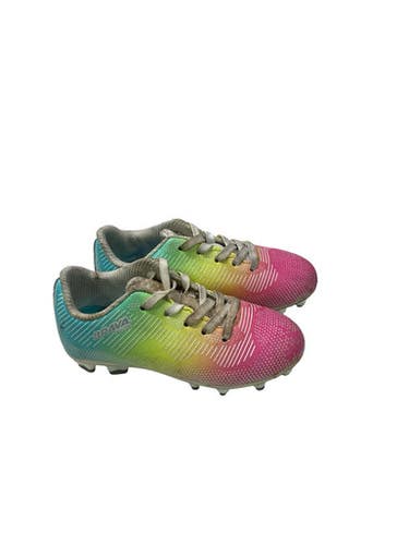 Used Brava RAINBOW CLEATS Soccer Cleats Pink Youth 10.0 11347-S000265424