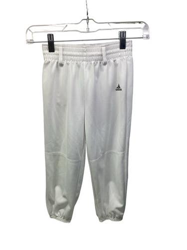 Used Adidas ADIDAS BOYS BB PANTS BB/SB Pant Boys White XS 11347-S000265420