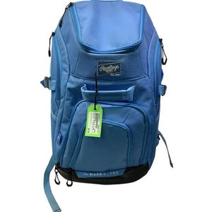 Used Rawlings MARK OF A PRO BB/SB Player Backpack Carolina Blue 11347-S000265411