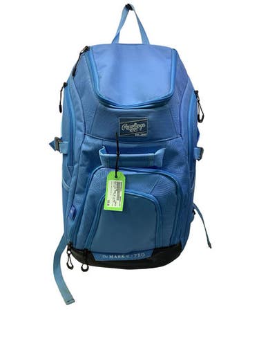 Used Rawlings MARK OF A PRO BB/SB Player Backpack Carolina Blue 11347-S000265411