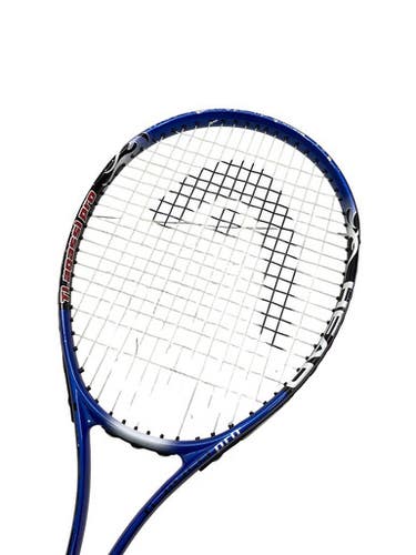 Used Head TI AGASSI PRO Adult Tennis Racquet Royal Blue 4 1/4" 11347-S000265406
