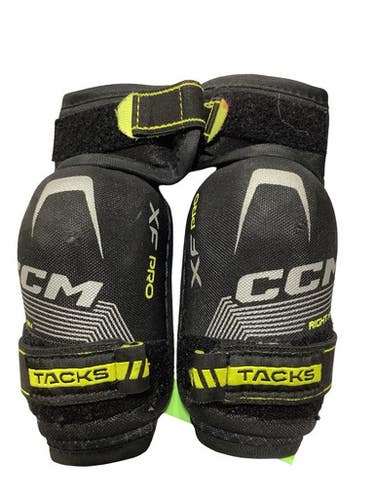 Used CCM XF PRO TACKS Youth Elbow Pads SM 11347-S000265381