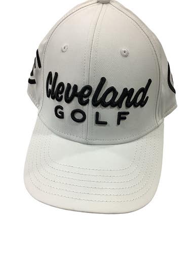 Used Cleveland WHITE GOLF HAT Golf Accessory 11347-S000265362