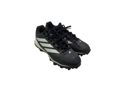 Used Adidas ADIZERO IMPACT WHT/BLK 6 BB/SB Cleats Black Junior 06 11347-S000265360