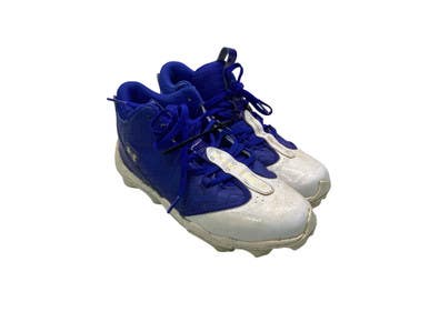 Used Under Armour BH SERIES BBALL CLEAT BB/SB Cleats Royal Blue Junior 05.5 11347-S000265359