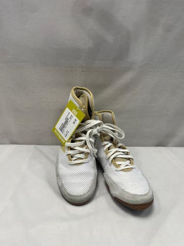 Used Adidas Wrestling Shoes White Senior 6 11490-S000270062