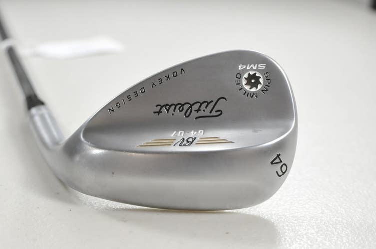 Titleist Vokey SM4 Tour Chrome 64*-07 Wedge DG S400 Stiff Flex RH Steel # 211986