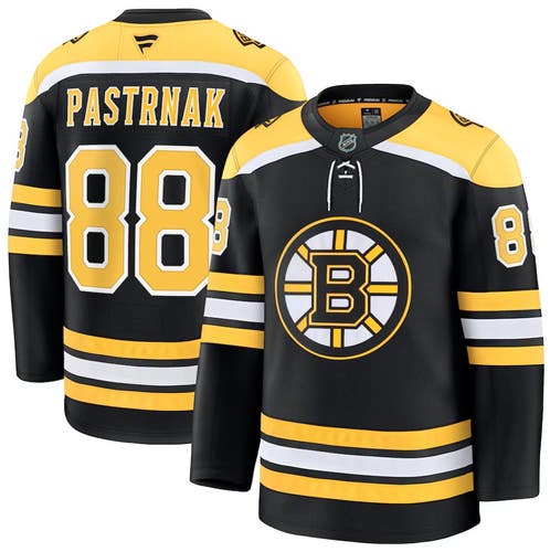Fanatics Premium David Pastrnak Boston Bruins Home Black Jersey - Size 54