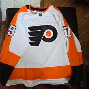 Philadelphia Flyers Carter Hart adidas Primegreen Jersey Size 54 New With Tags