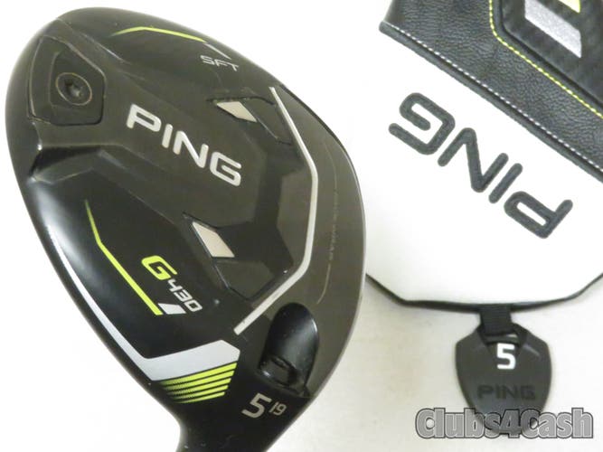 PING G430 SFT Fairway 19  5 Wood Alta CB 65 Black Stiff Flex +Cover .. CLEAN