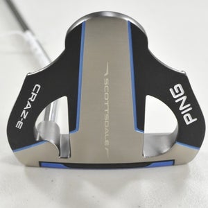 Ping Scottsdale Craz-E 2025 35" Putter Black Dot RH Straight Steel  # 212589