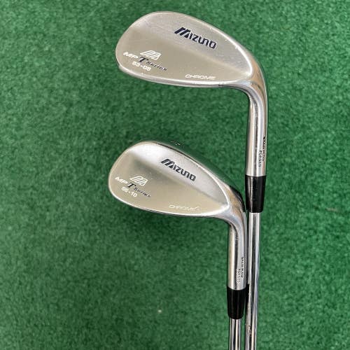 Mizuno MP-T Series Chrome Wedge Set 53/08-56/10 MRH Wedge Flex Steel Shafts