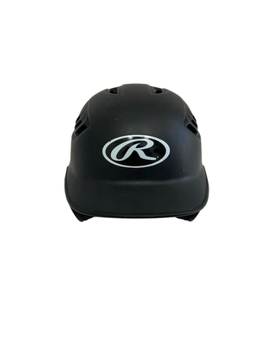 Used Rawlings R16J Jr OSFM Batting Helmet No Mask Black  11692-S000147954