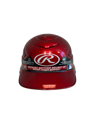 Used Rawlings RCFH OSFM Batting Helmet No Mask Red  11692-S000147938