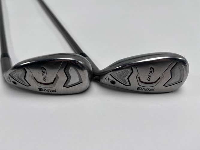 Ping G20 3 & 4 Hybrid Set 20* 23* TFC 169 H Soft Regular Senior Graphite Mens RH