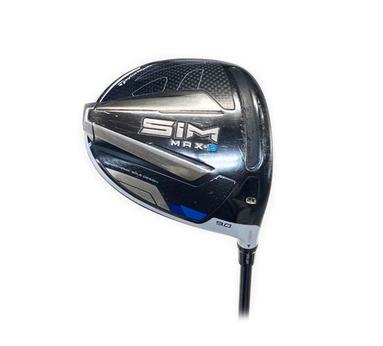 TaylorMade Sim Max D 9.0* Driver Graphite Tensei Blue 60 Regular Flex