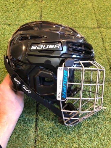 Black Medium Bauer IMS 5.0 Helmet (Used)
