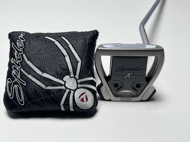 TaylorMade Spider X Hydro Blast SB Putter 35" SuperStroke Pistol GTR 1.0 RH HC