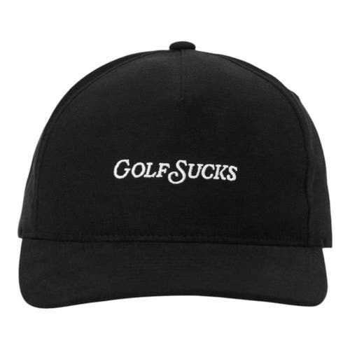 TRAVISMATHEW GOLF SUCKS SNAPBACK BLACK