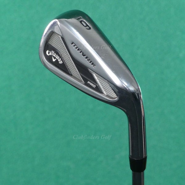 Callaway Mavrik Pro Single 6 Iron True Temper Elevate 105 VSS Pro Steel Stiff