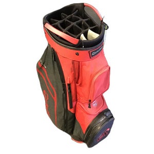 Used Taylormade CART LITE Mens Cart Bag Red 11730-S000069960