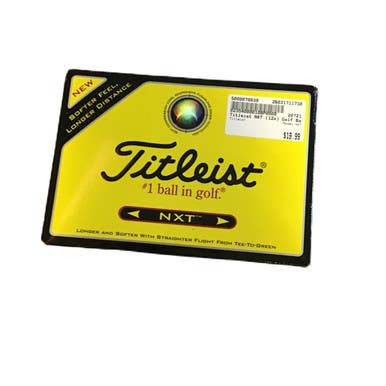 Used Titleist NXT 12 Pack - Golf Balls 11730-S000070039