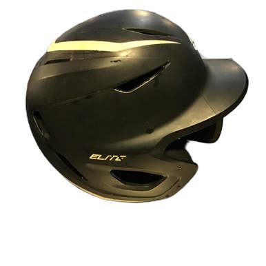 Used Elite X Batting Helmet with Universal Jaw Guard Black One Size 11730-S000070067