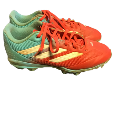 Used Adidas Adizero Impact.2 Molded K Cleats Turquoise 05 11730-S000070109