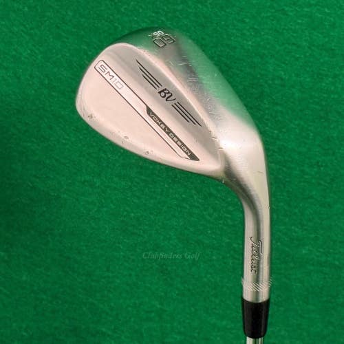 Titleist Vokey SM10 Chrome 60-6K 60 Lob Wedge Vokey Design Steel Wedge Flex