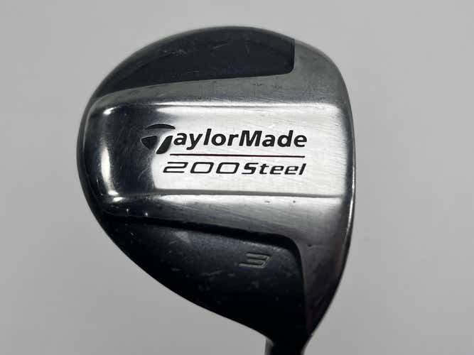 TaylorMade 200 Steel 3 Fairway Wood 15* Lite 80g Regular Graphite Mens RH